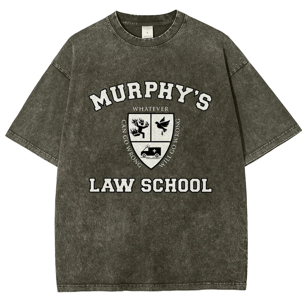 Murphy's Law School Vintage Distressed T-shirt