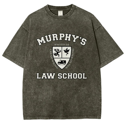 Murphy's Law School Vintage Distressed T-shirt