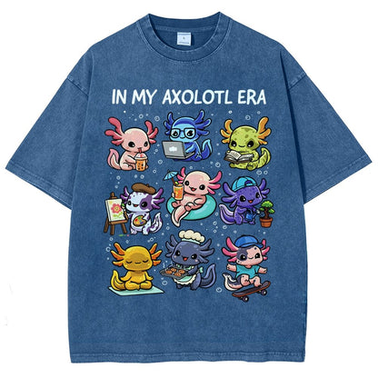 In My Axolotl Era Vintage Distressed T-shirt