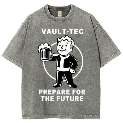 prepare for the future Vintage Distressed T-shirt