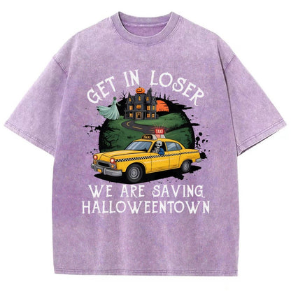 Get in Loser Halloween Vintage Distressed T-shirt