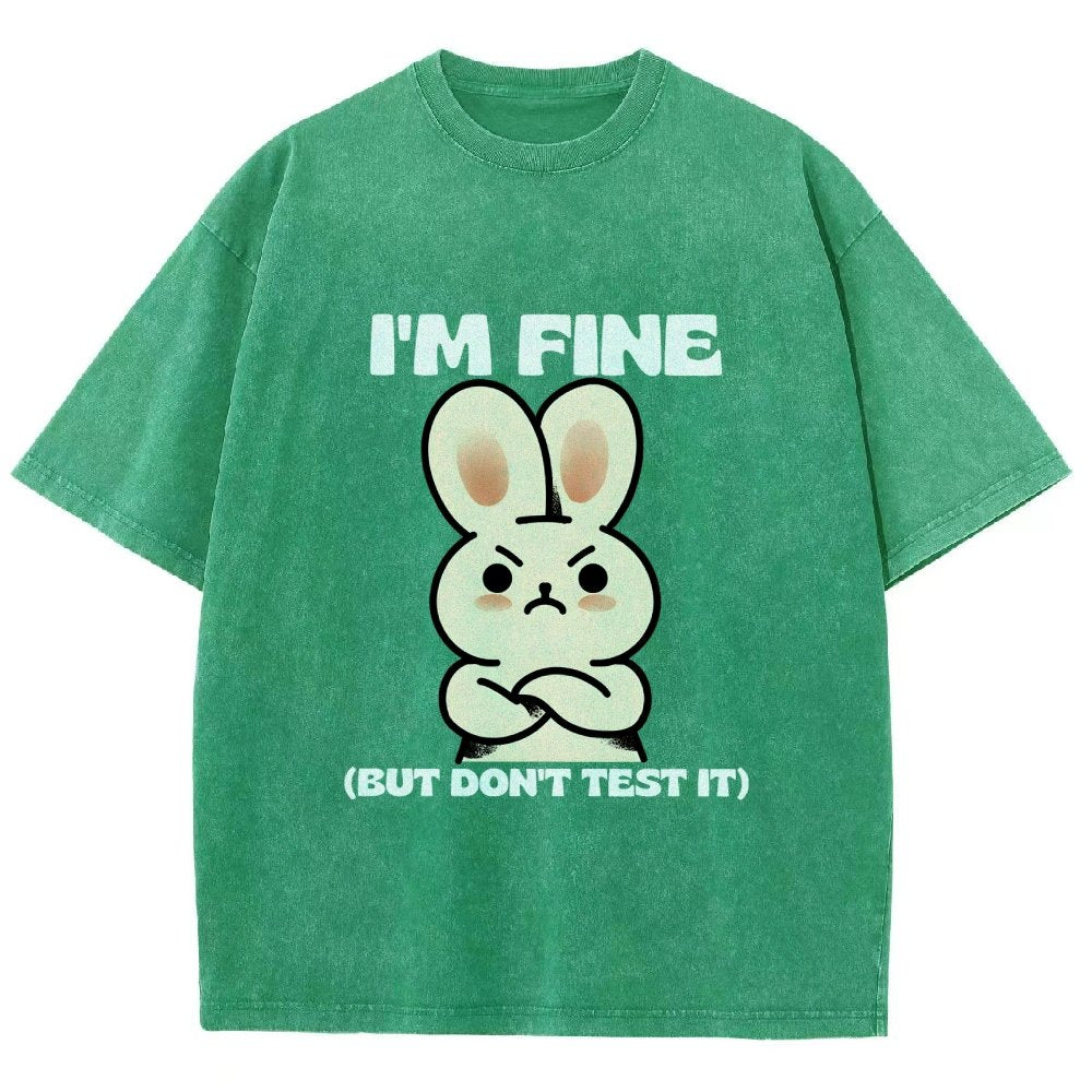 I'm Fine... Vintage Distressed T-shirt