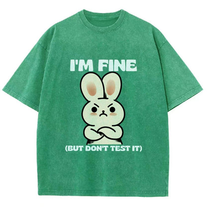 I'm Fine... Vintage Distressed T-shirt