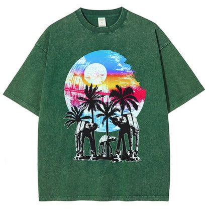 Summer Assault Vintage Distressed T-shirt