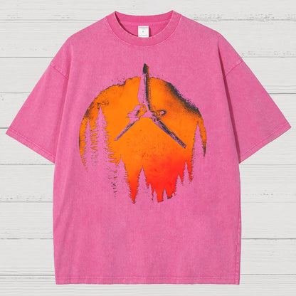 Unidentified Flying Vehicle Vintage Distressed T-shirt