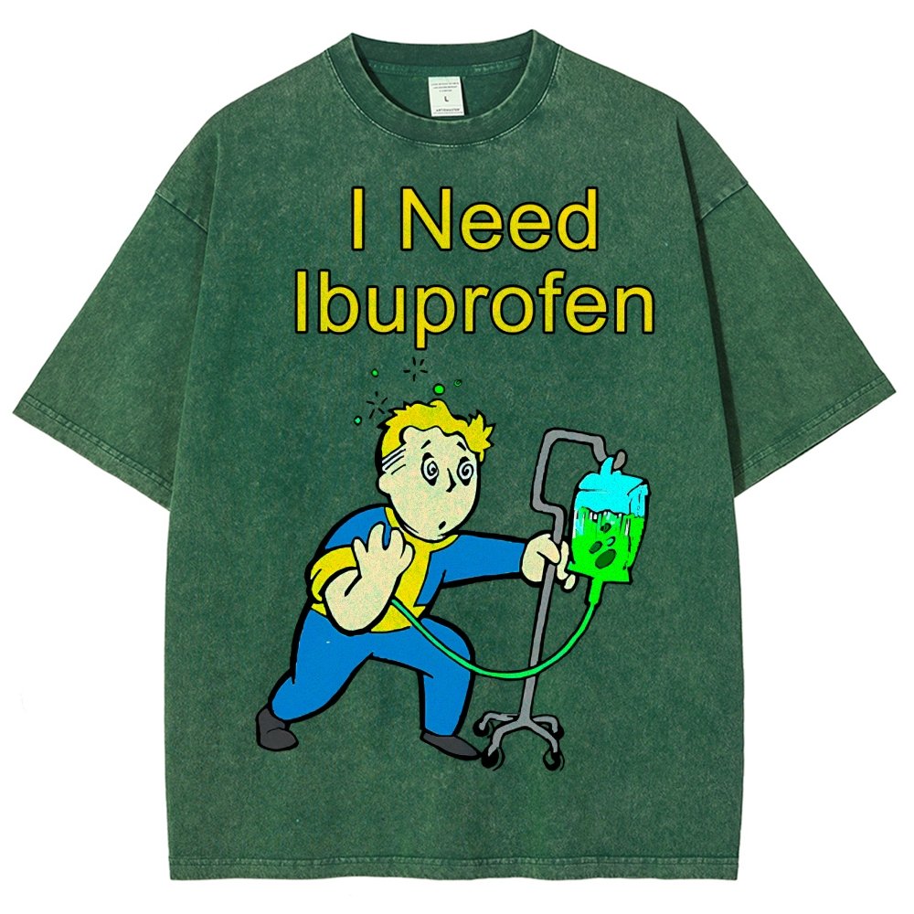 I Need One More Ibuprofen Vintage Distressed T-shirt