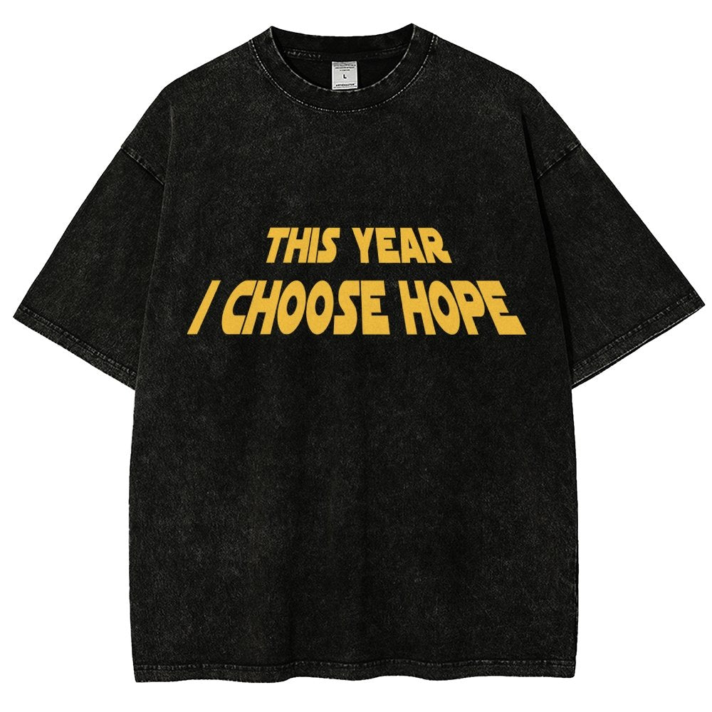I Choose Hope  Vintage Distressed T-shirt