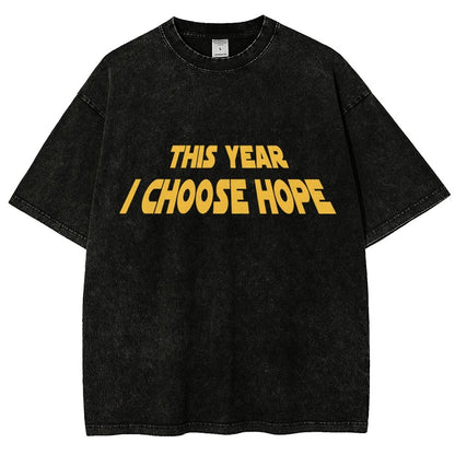 I Choose Hope  Vintage Distressed T-shirt