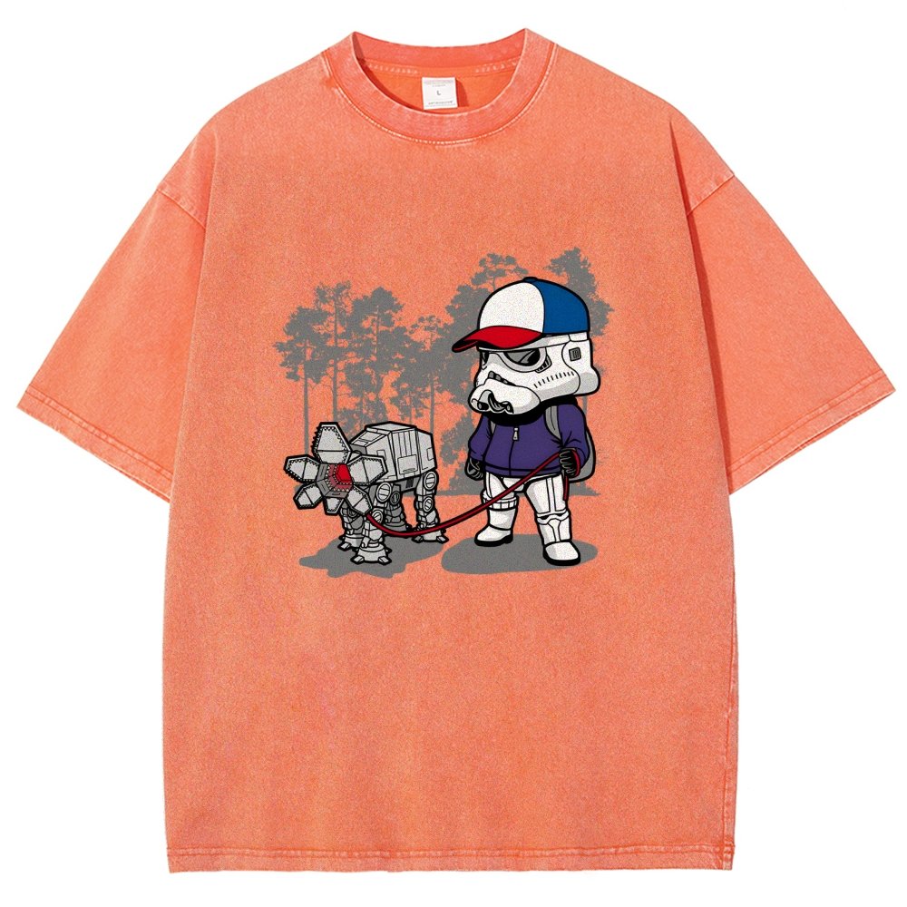 Stranger Duo Vintage Distressed T-shirt