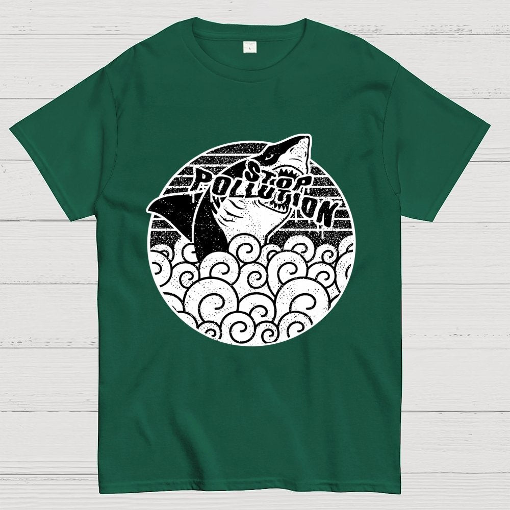 Stop Pollution Geek T-Shirt