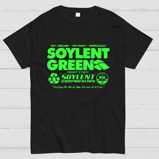 100% Organic Soylent Green Washed Geeky T-Shirt