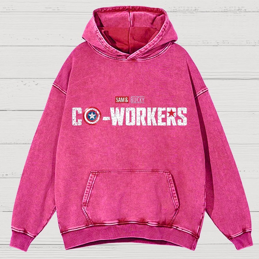 Co-Workers Vintage Distressed Hoodie