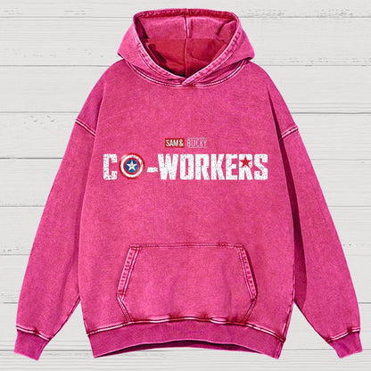 Co-Workers Vintage Distressed Hoodie