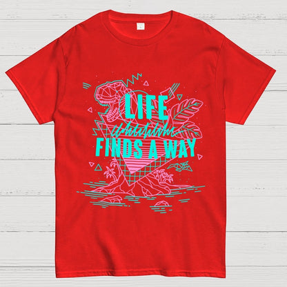 Life finds a way Unisex Geek T-Shirt