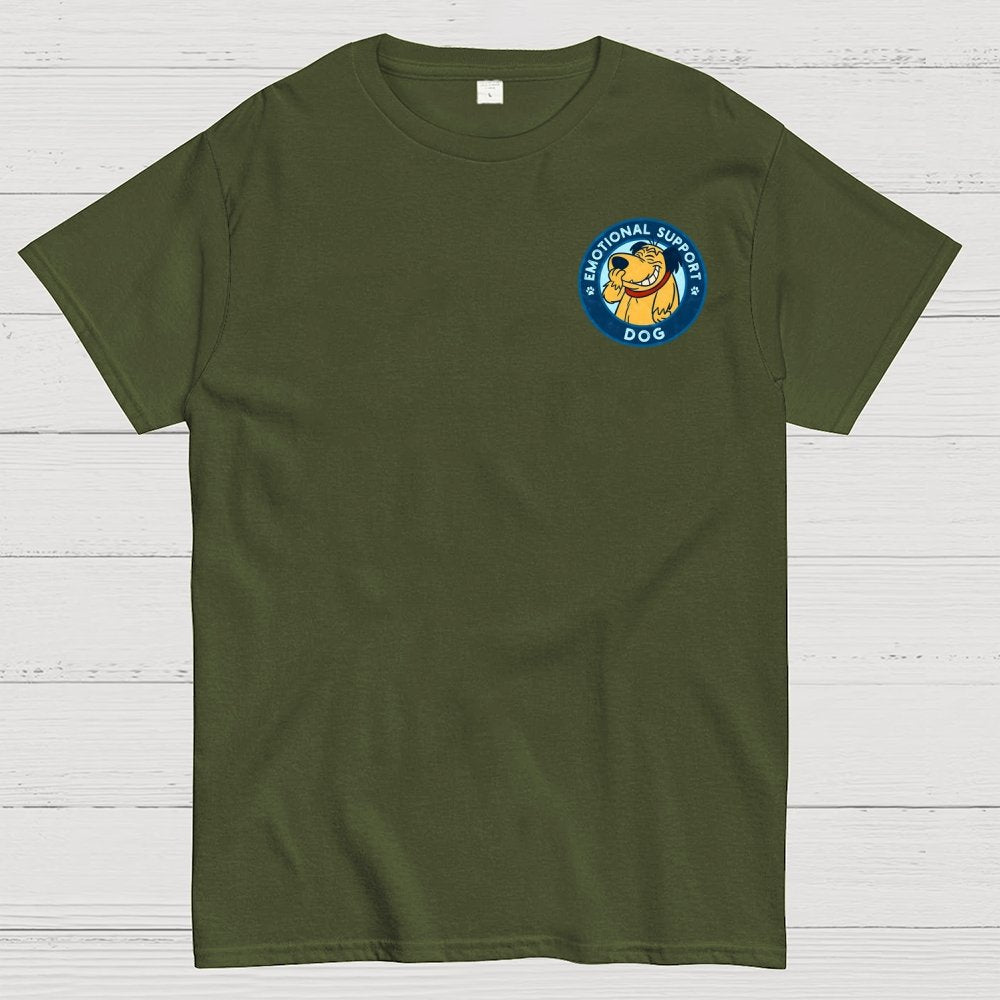 Dog Support Or Not? Front And Back Printing Geek T-Shirt