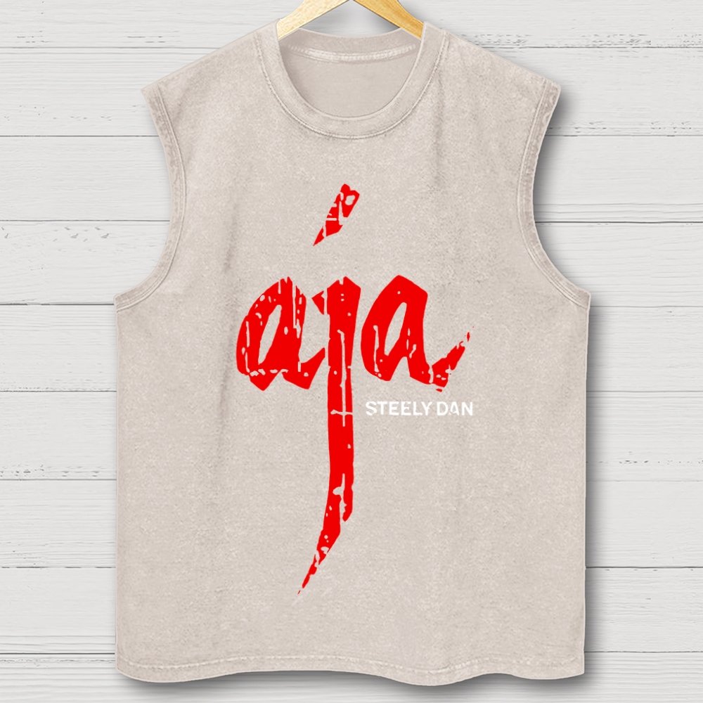 Aja Vintage Distressed Washed Tank