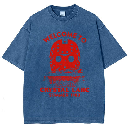 Welcome To Mystic Lake Vintage Distressed T-shirt