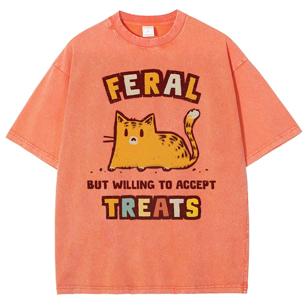Slightly Feral Vintage Distressed T-shirt