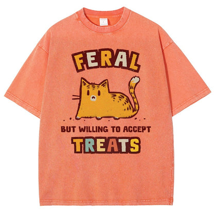 Slightly Feral Vintage Distressed T-shirt