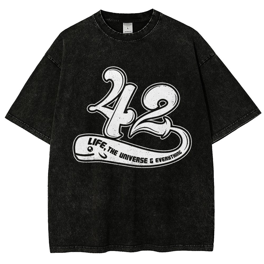 42 Life Vintage Distressed T-shirt