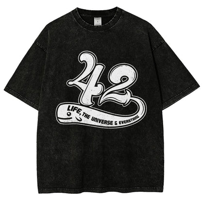 42 Life Vintage Distressed T-shirt