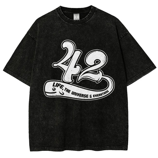 42 Life Vintage Distressed T-shirt