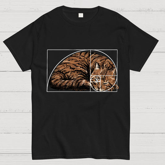 Fibonacci sequence Cat Geek T-Shirt
