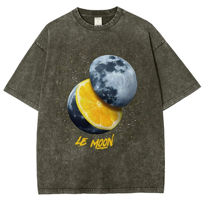 Le Moon - Lemon Moon Vintage Distressed T-shirt