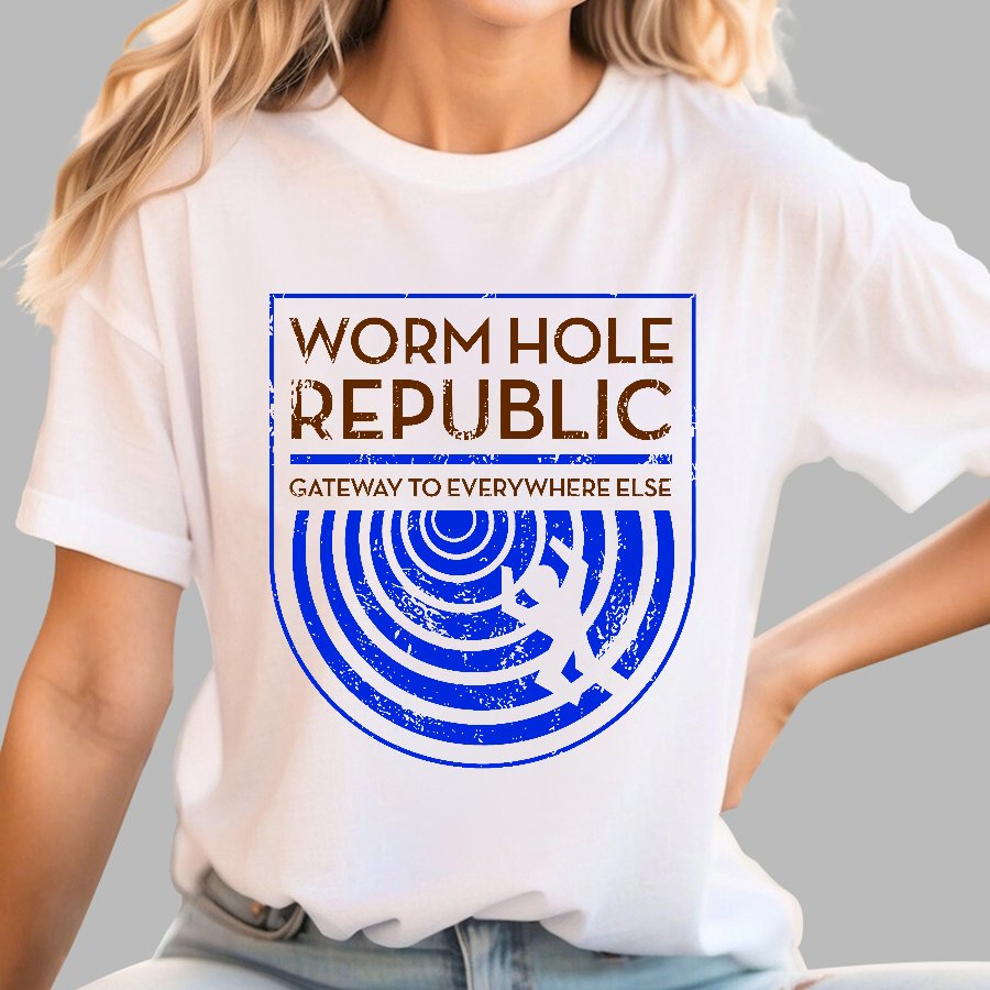 Worm Hole Republic Geek T-Shirt