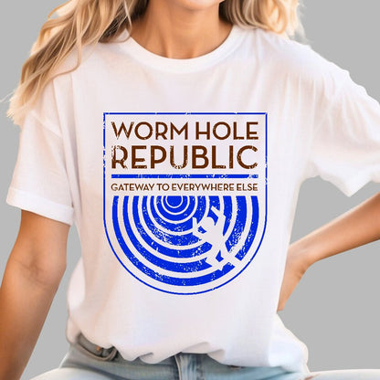 Worm Hole Republic Geek T-Shirt