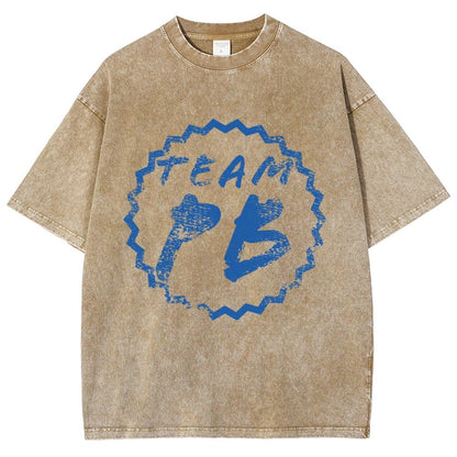 Team PB - Peanut Butter Vintage Distressed T-shirt