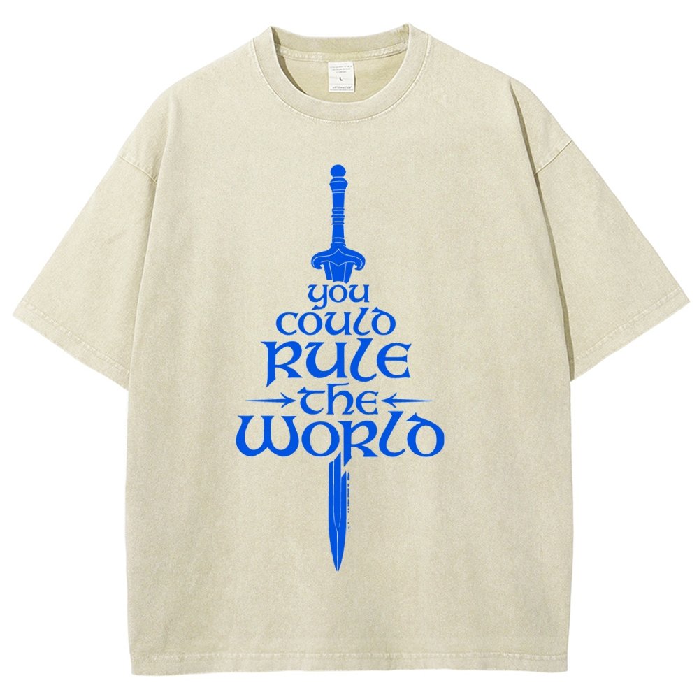 You Could Rule the World Vintage Distressed T-shirt