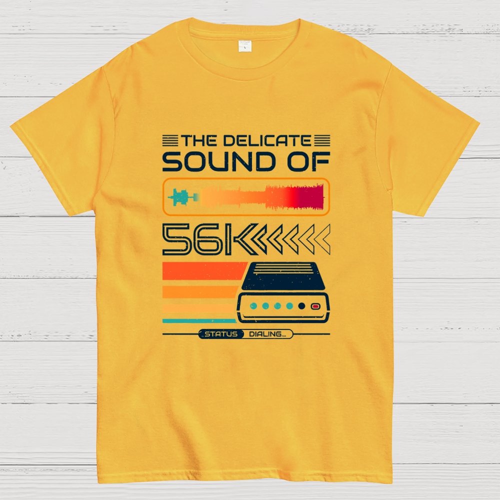 Delicate Sound of 56K Retro Modem Geek T-Shirt