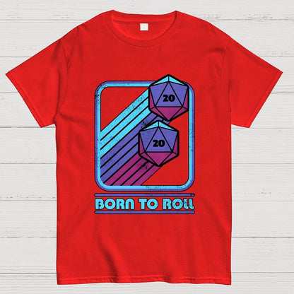 RPG Vintage Born To Roll Geek T-Shirt