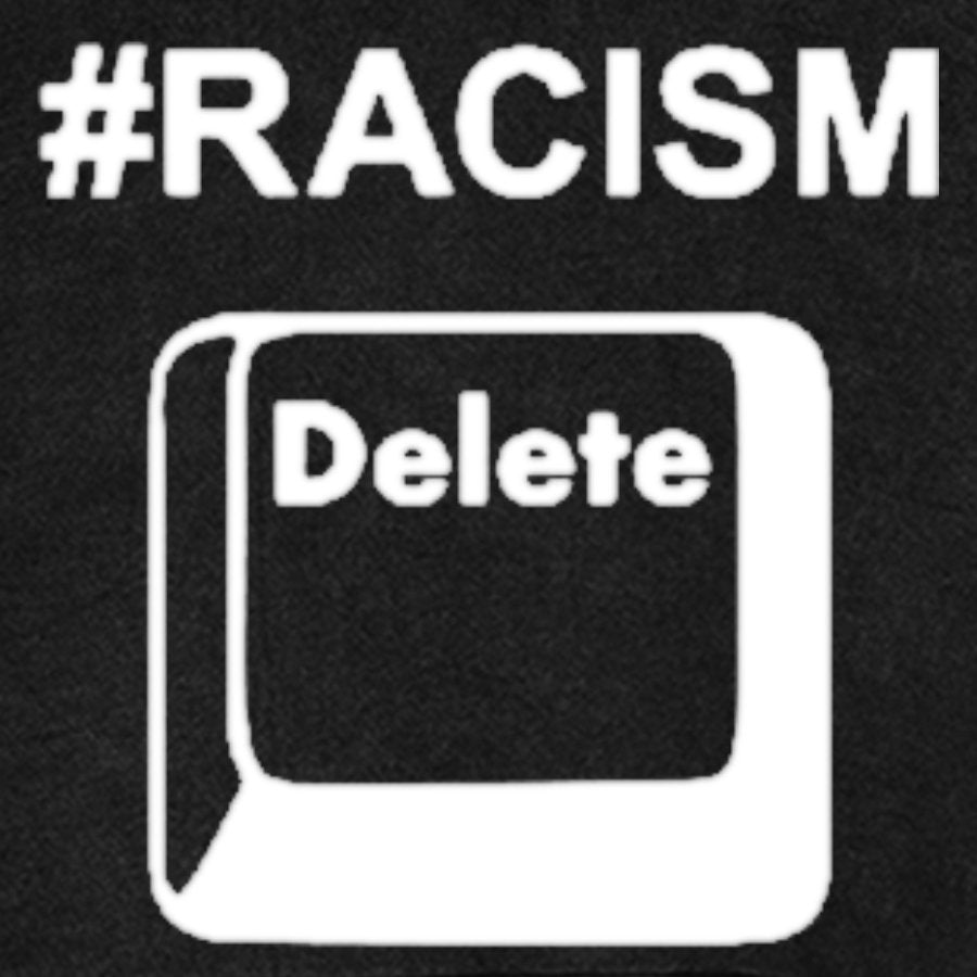 Delete Racism Now Vintage Distressed Hoodie