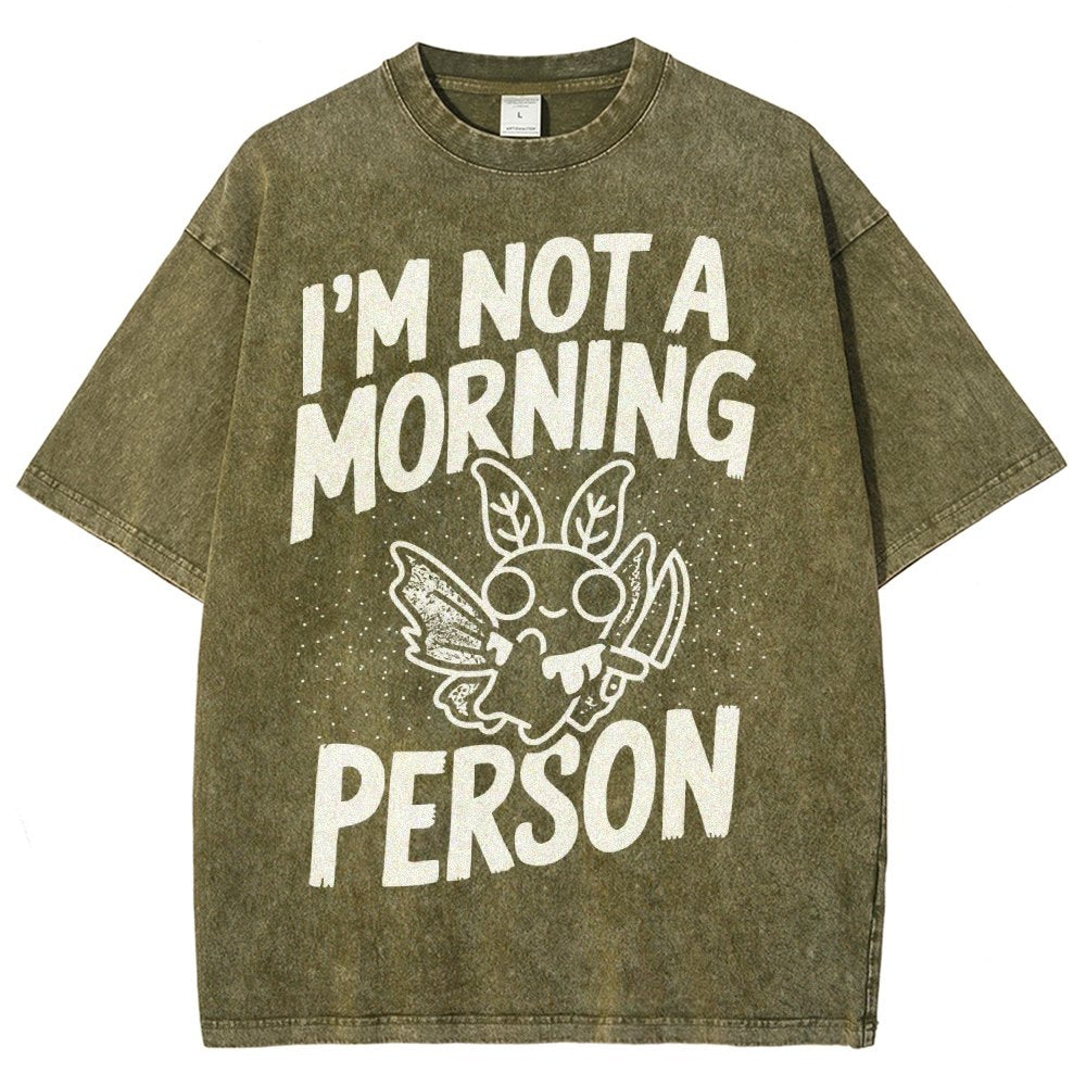 Not a Morning Bug Vintage Distressed T-shirt