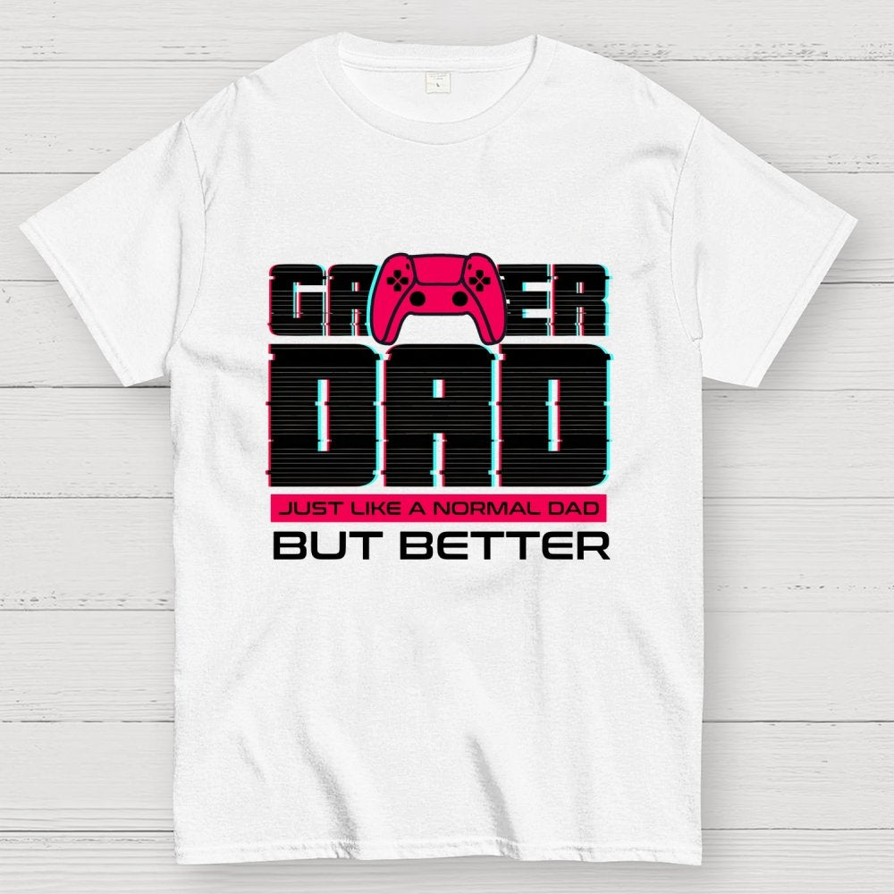Gamer Dad for Fathers day Geek T-Shirt