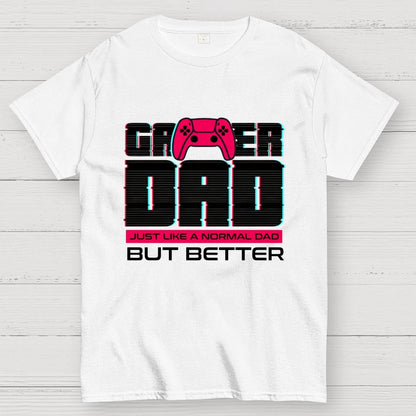 Gamer Dad for Fathers day Geek T-Shirt