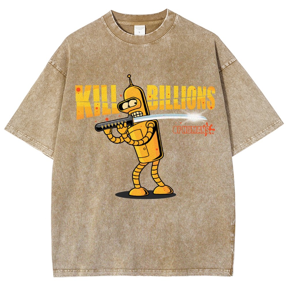 Kill Billions Vintage Distressed T-shirt