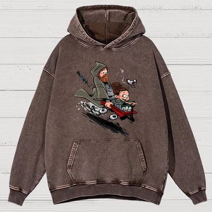 Ben And The Princess Vintage Distressed Hoodie