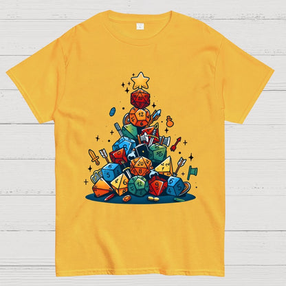 Christmas Dice Tree Geek T-Shirt