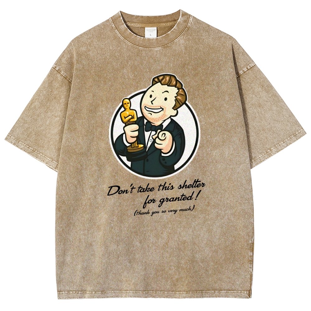 Black Cat Under The Sakura Vintage Distressed T-shirt
