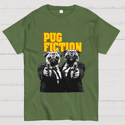 Pug Fiction Geek T-Shirt