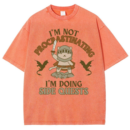 I'm Doing Side Quests Vintage Distressed T-shirt
