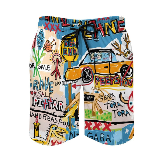 Vintage Graffiti Geek Shorts