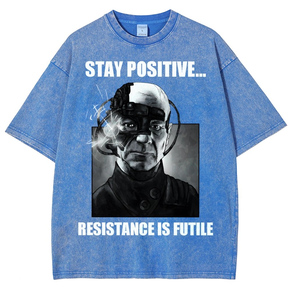Stay positive... Persistence is key Vintage Distressed T-shirt
