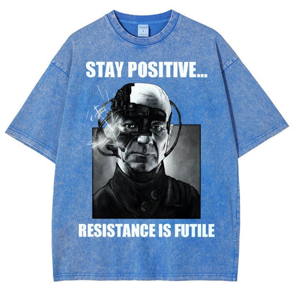 Stay positive... Persistence is key Vintage Distressed T-shirt
