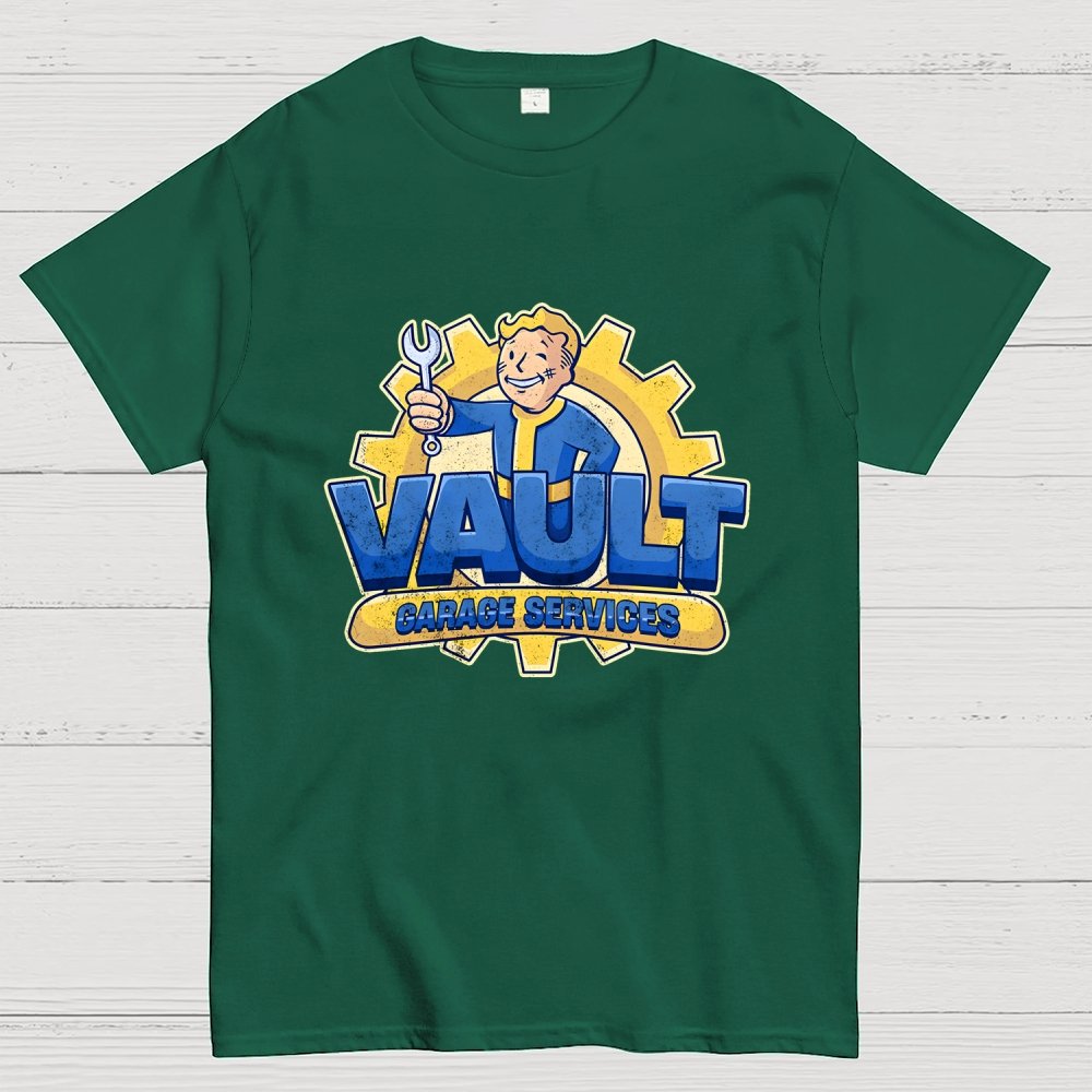 The Vault Garage Services Geek T-Shirt