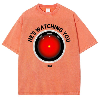 HAL Is Watching YOU Vintage Distressed T-shirt