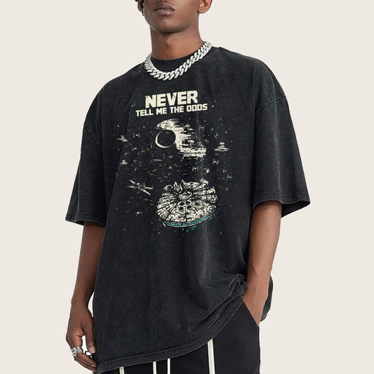 Never tell me the odds  Vintage Distressed T-shirt